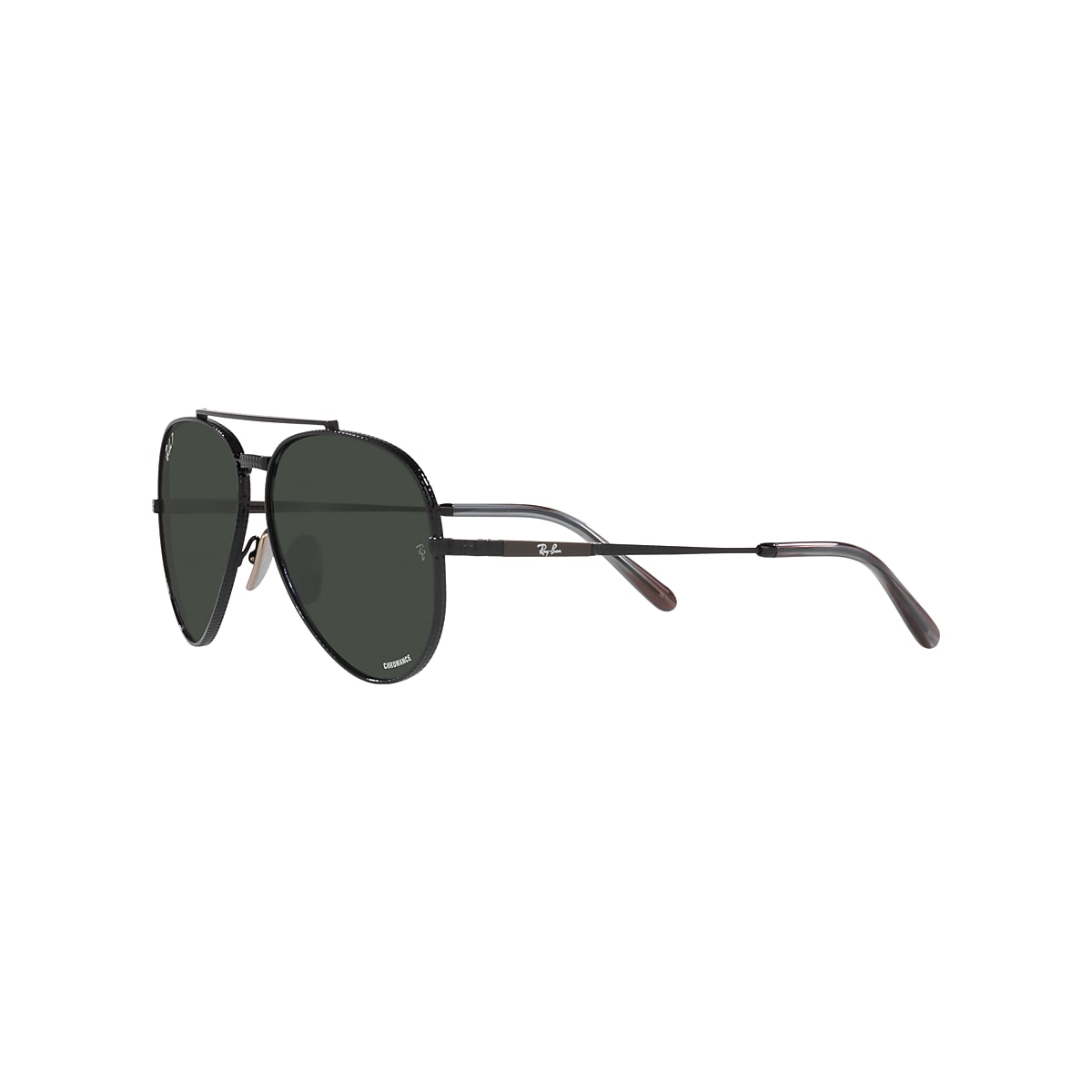 AVIATOR II TITANIUM Sunglasses in Black and Dark Grey - RB8225