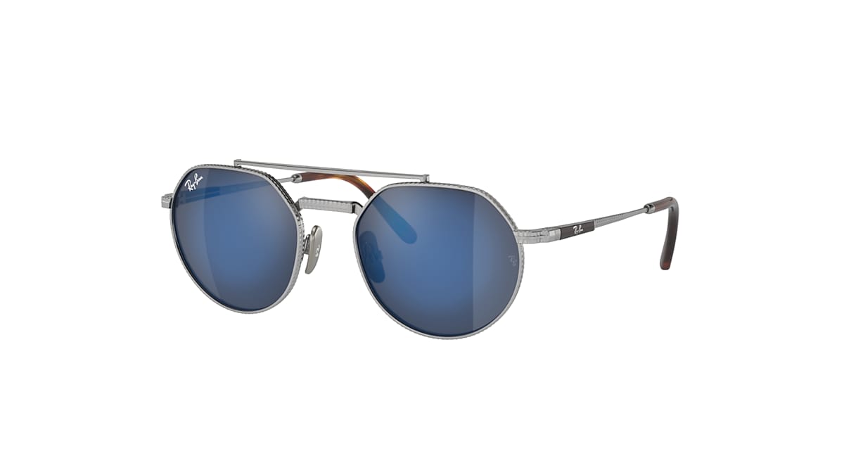 JACK II TITANIUM Sunglasses in Silver and Grey Blue - RB8265 | Ray 