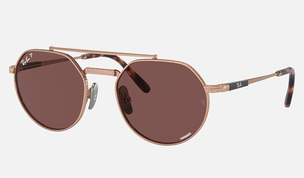 Ray Ban サングラス　レディース　ローズゴールド レイバン公式ストア】 Ray-Ban® RB3764D サングラス | ローズ