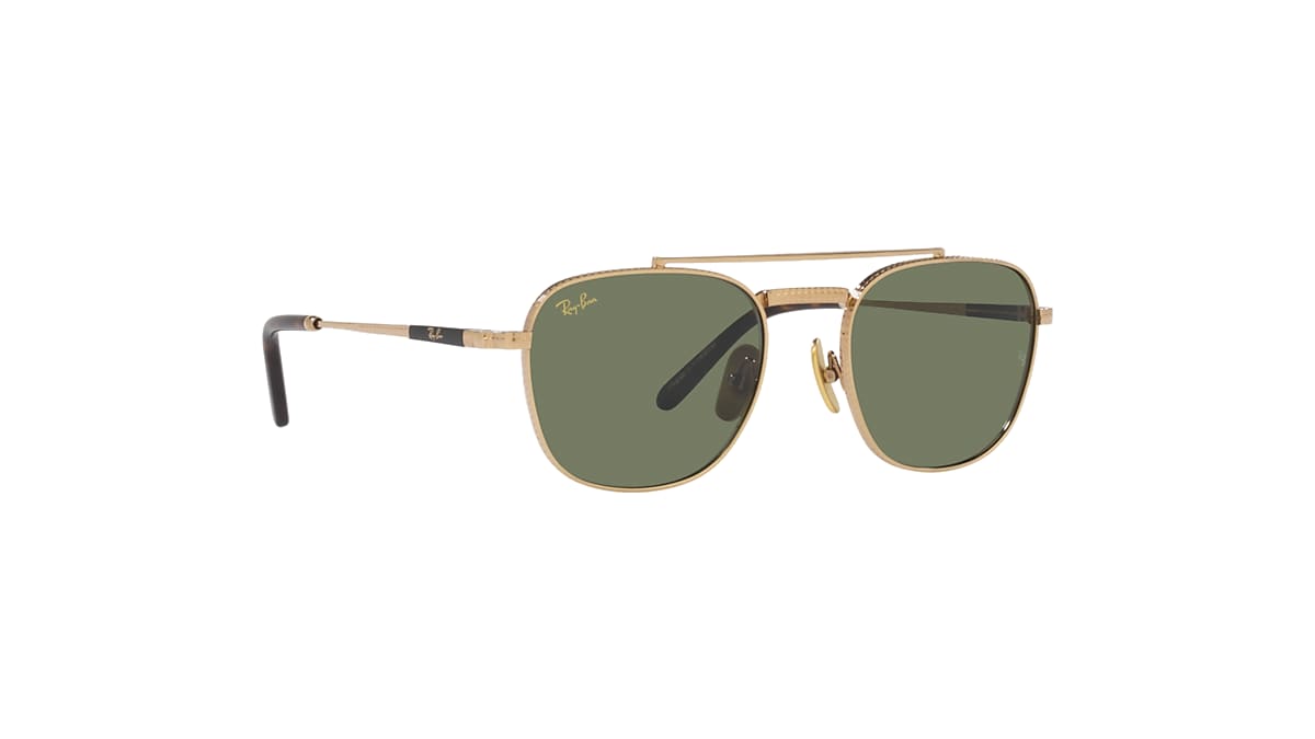 FRANK II TITANIUM Sunglasses in Gold and Green - RB8258 | Ray-Ban® US