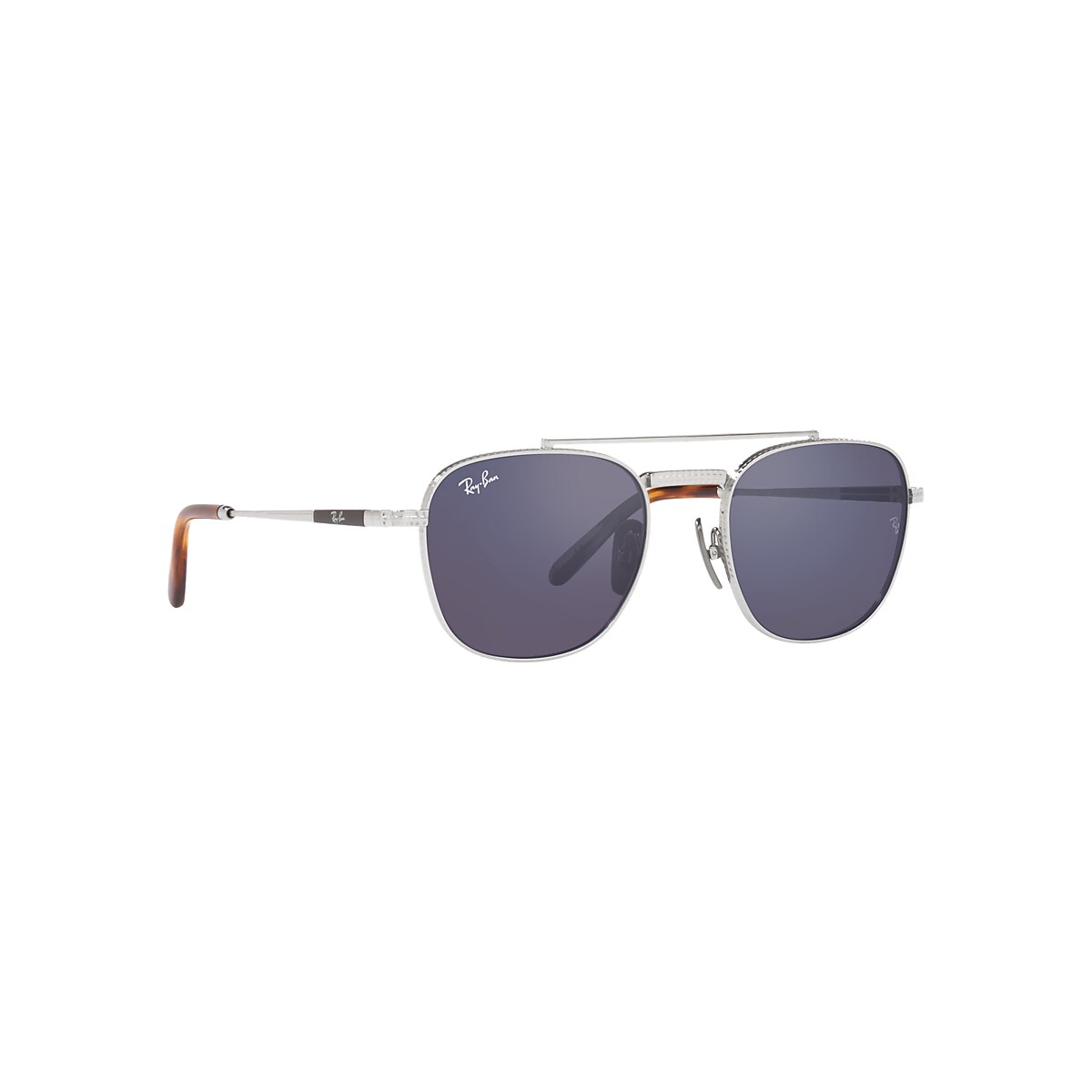 FRANK II TITANIUM Sunglasses in Silver and Grey Blue - Ray-Ban