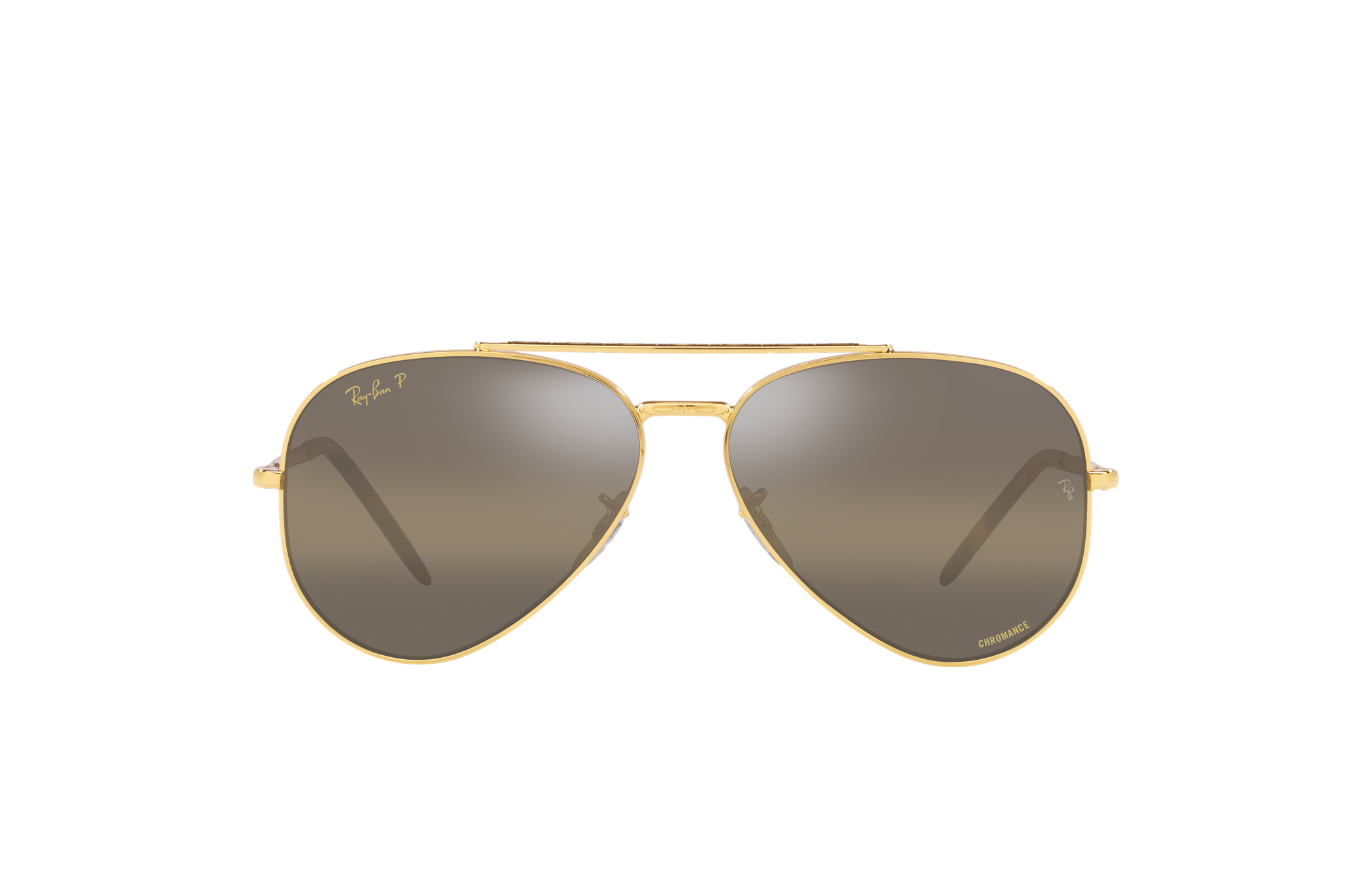 ray ban gold pilot