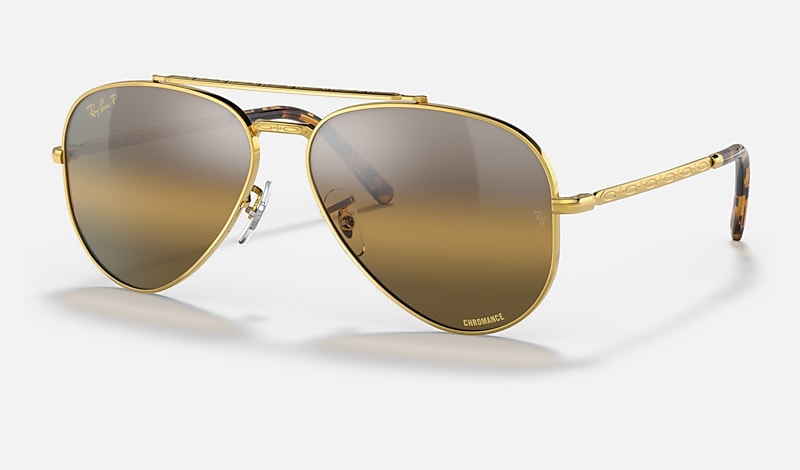 Thick aviator sales sunglasses ray ban