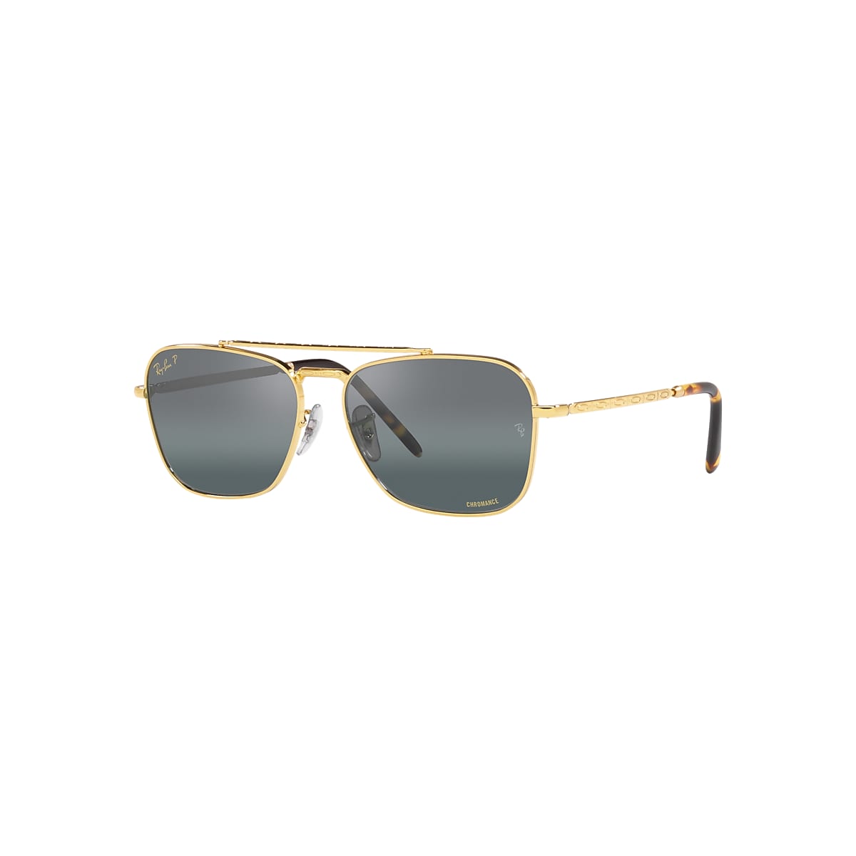 NEW CARAVAN Sunglasses in Gold and Blue - RB3636 | Ray-Ban 