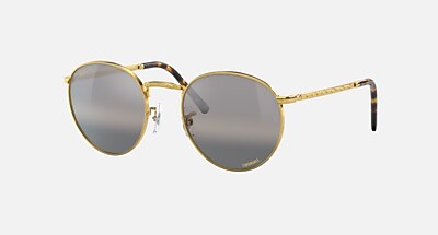GDC round sunglasses 新品未使用品！！ NEW ROUND Sunglasses in Gold and Green - RB3637 | Ray-Ban® US