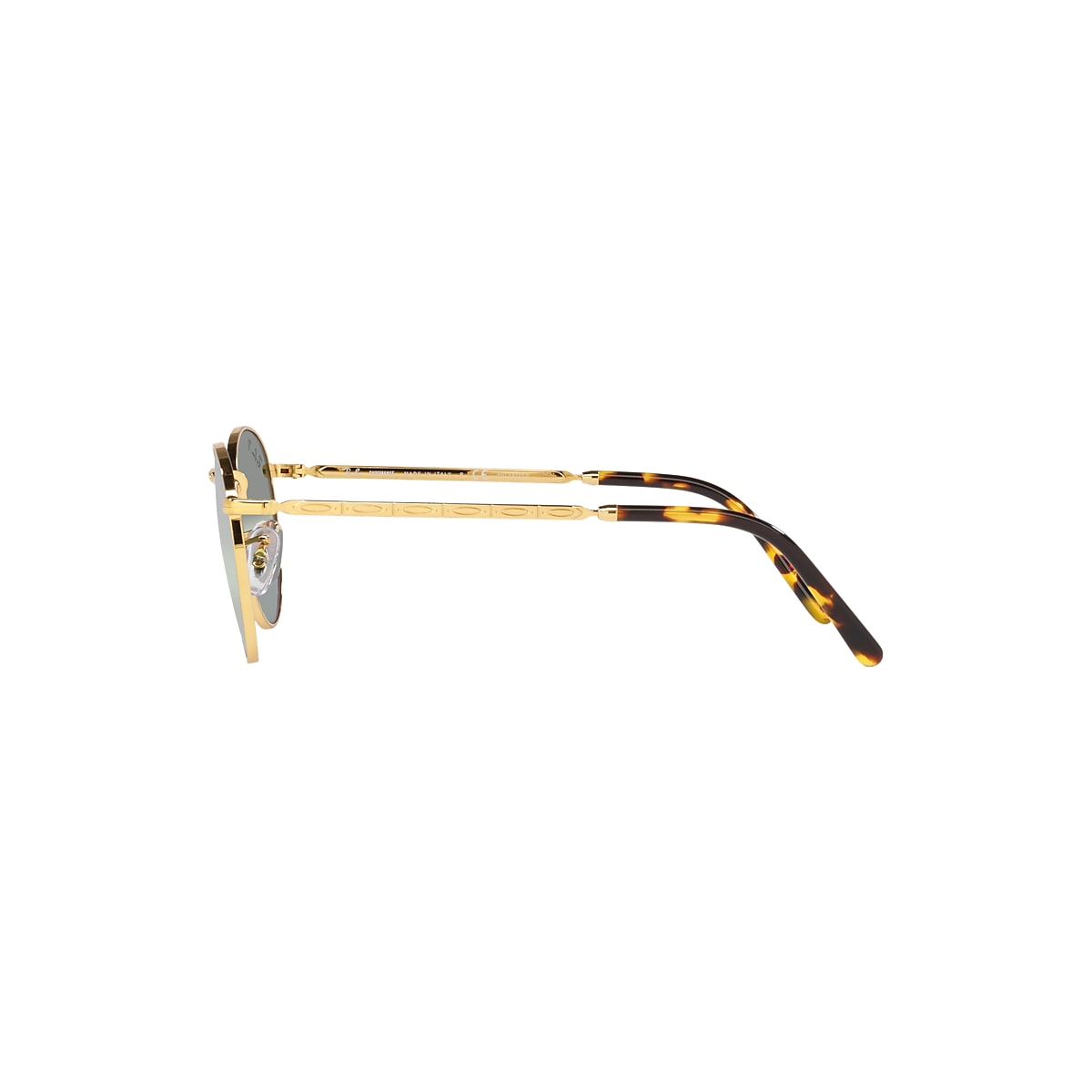 NEW ROUND Sunglasses in Gold and Silver/Green - RB3637 | Ray-Ban® EU