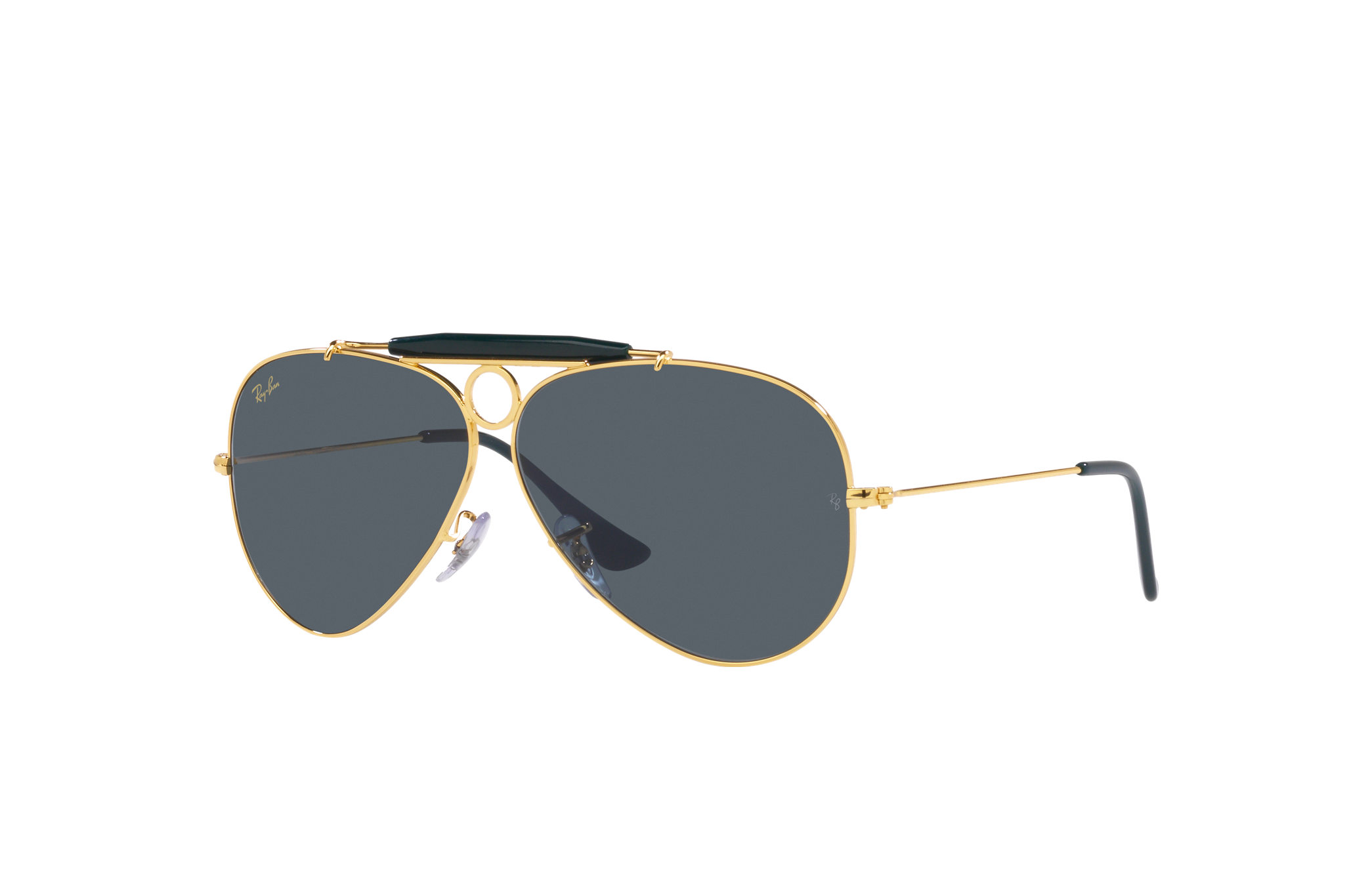 ray ban shooter blue