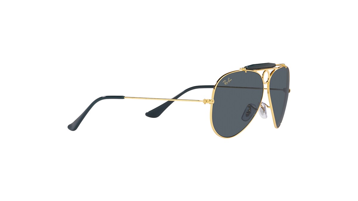 SHOOTER Sunglasses in Gold and Blue - RB3138 | Ray-Ban® US