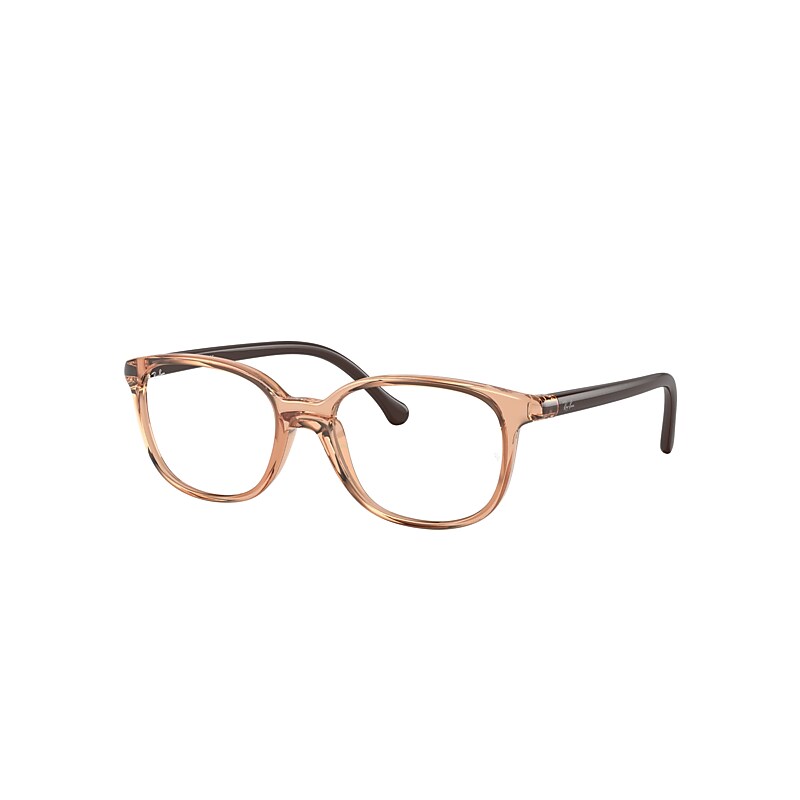Ray-Ban Junior Rb1900 Optics Kids Eyeglasses Dark Brown Frame Clear Lenses Polarized 47-15