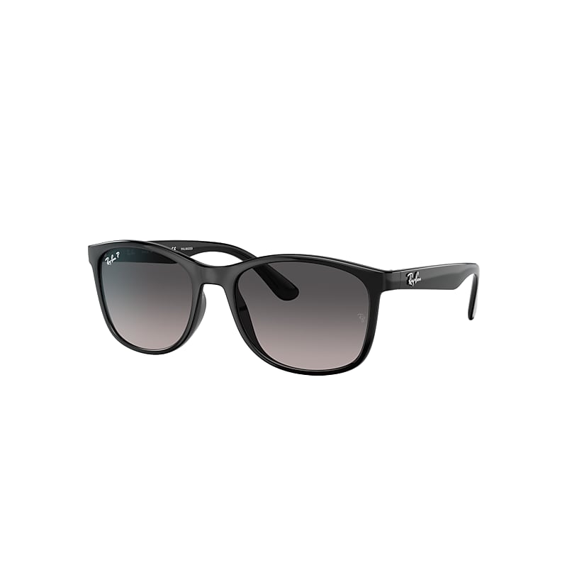 Ray-Ban Rb4374 Sunglasses Black Frame Grey Lenses Polarized 58-19 product image