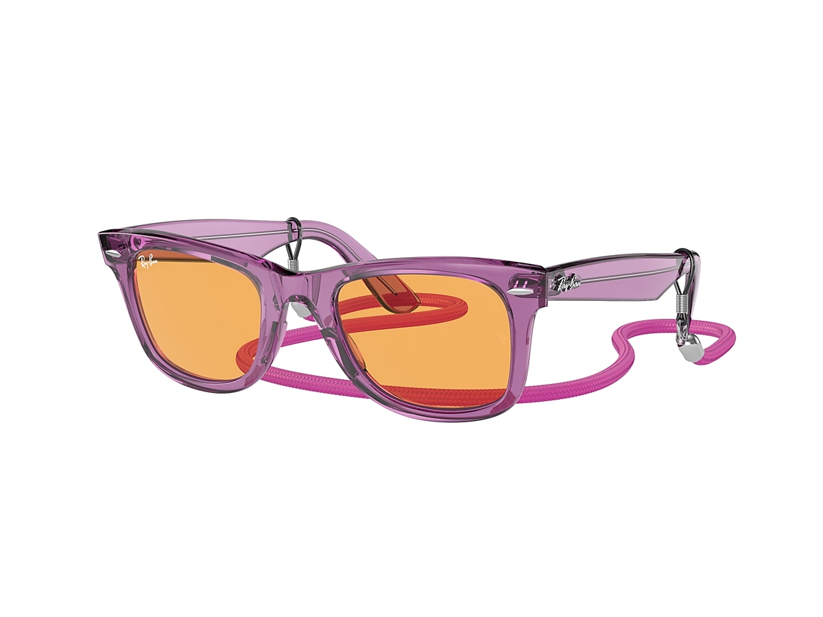 ORIGINAL WAYFARER COLORBLOCK Sunglasses in Transparent 