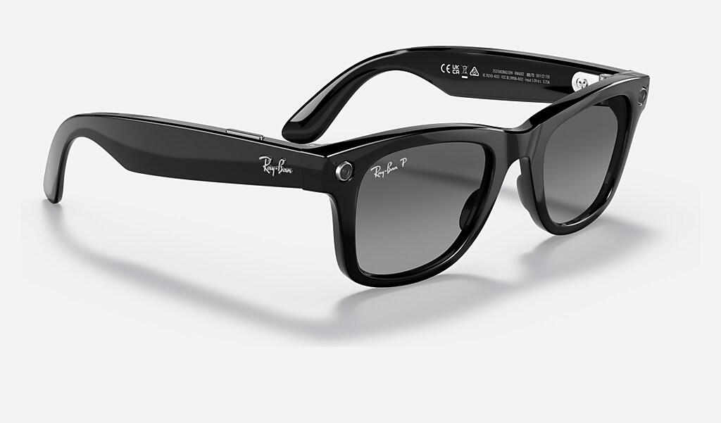 Ray-ban Stories | Wayfarer Sunglasses in Black and Grey | Ray-Ban®