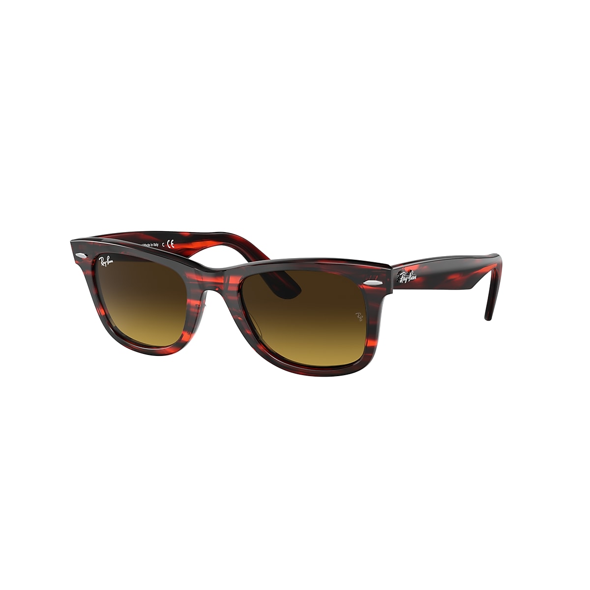 ORIGINAL WAYFARER BIO-BASED Sunglasses in Striped Red and ORIGINAL WAYFARER BIO-BASED Sunglasses in Striped Red and