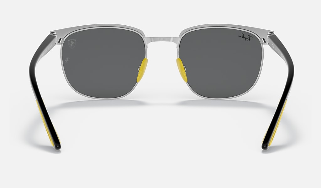 Scuderia Ferrari Ltd | Customized By Carlos Sainz Sunglasses in Black On  Silver and Grey | Ray-Ban®