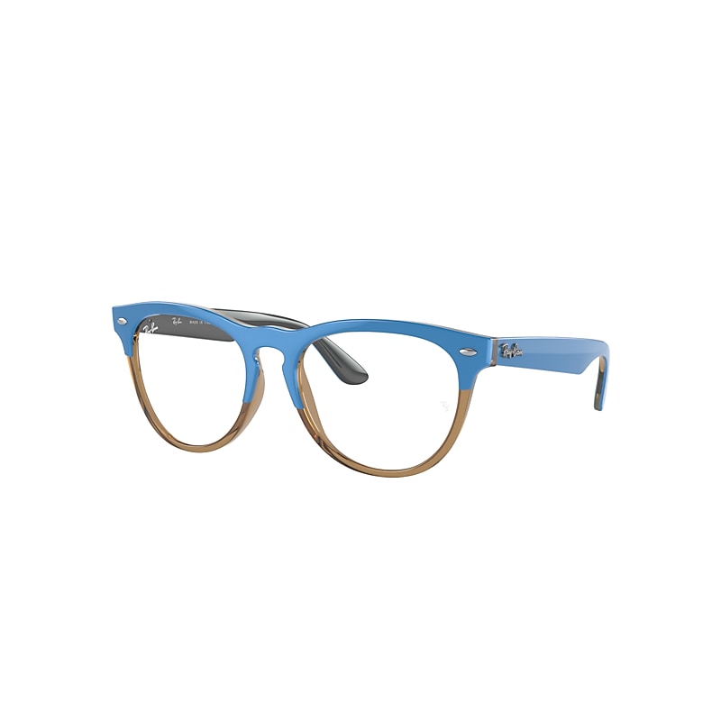 Ray Ban Rx4471v Eyeglasses In Azure On Transparent Light Brown