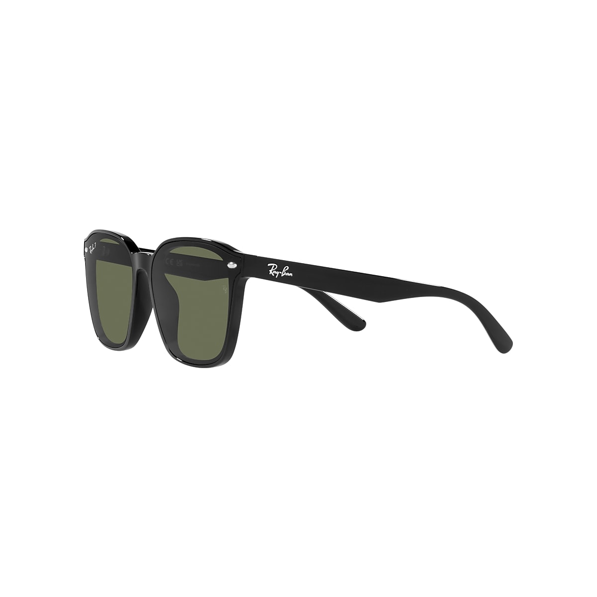 RB4392D Sunglasses in Black and Dark Green - RB4392D | Ray