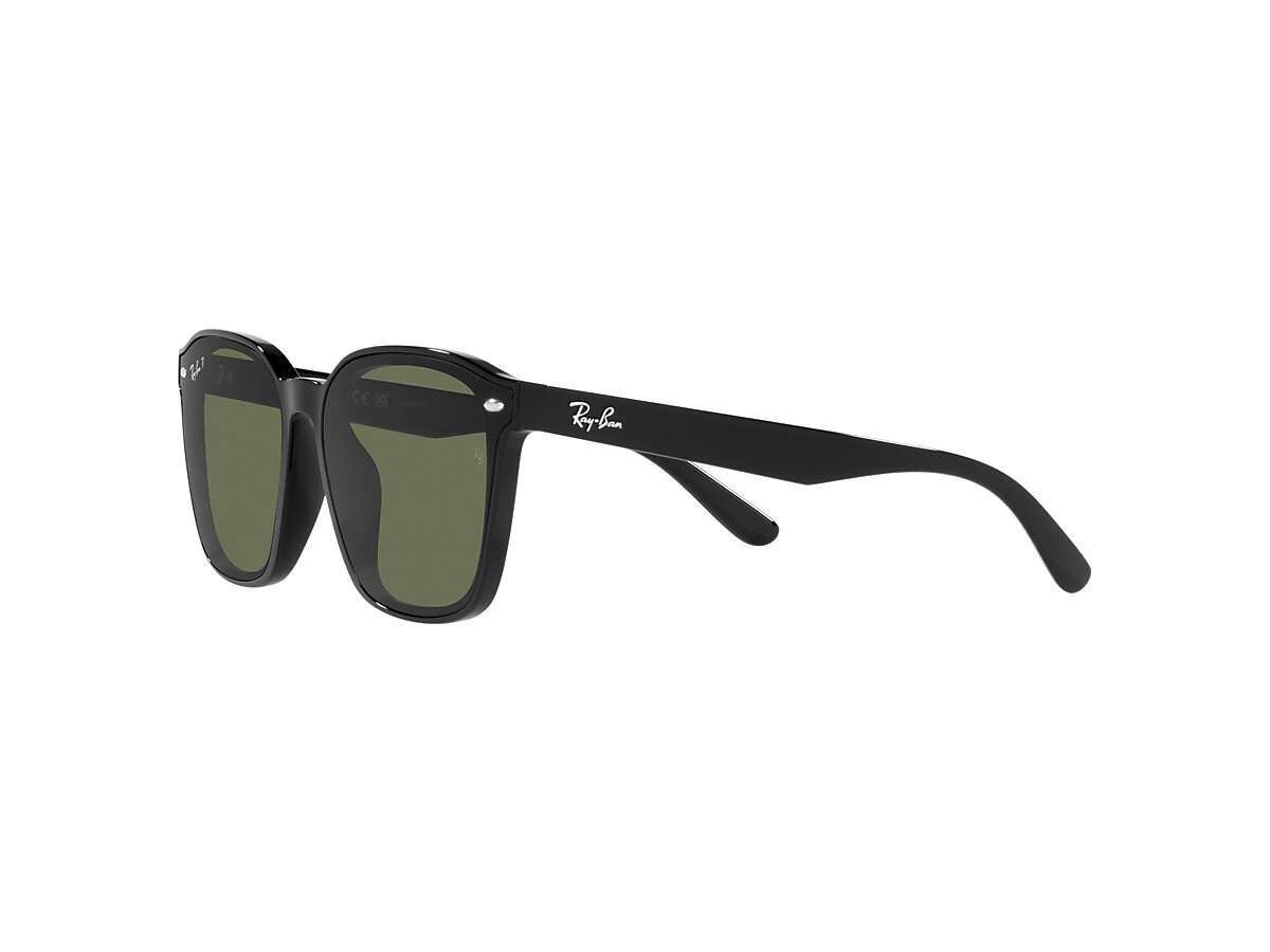 小物 Ray-Ban 4392D RB4392D Sunglasses in Black and Dark Green - RB4392D | Ray