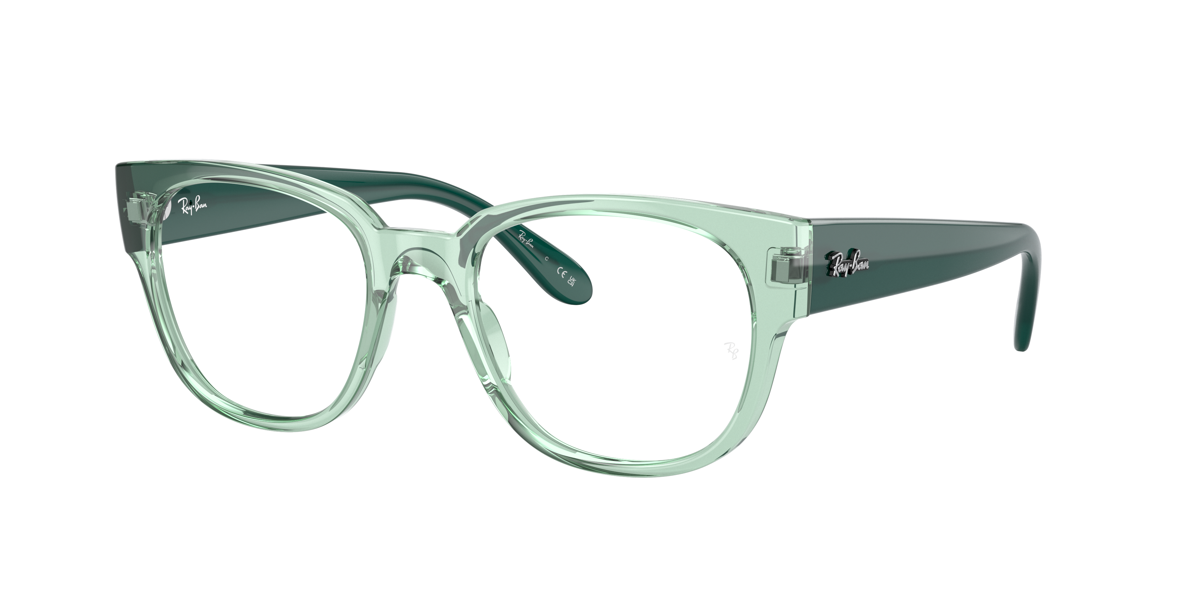 Rb7210 Optics Eyeglasses with Transparent Green Frame | Ray-Ban®