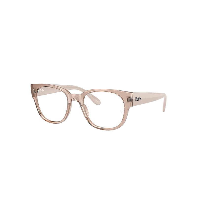 Ray-Ban Rb7210 Optics Eyeglasses Ivory Frame Clear Lenses Polarized 52-20