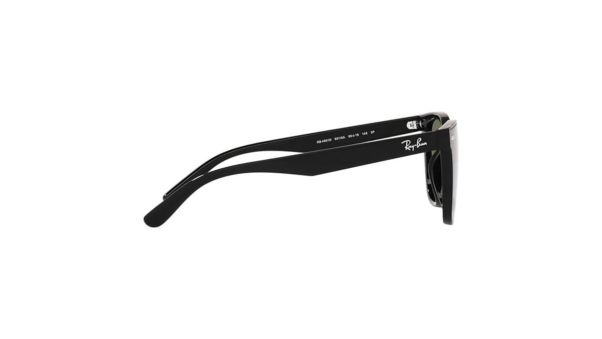 RB4391D Sunglasses in Black and Dark Green - RB4391D | Ray