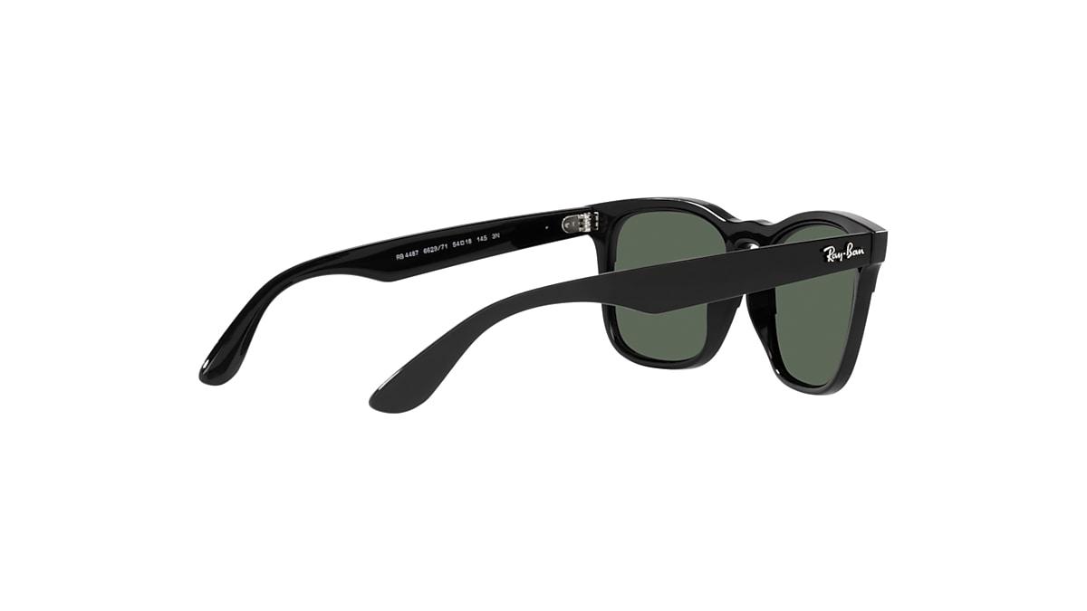 Steve Sunglasses in Black and Dark Green | Ray-Ban®