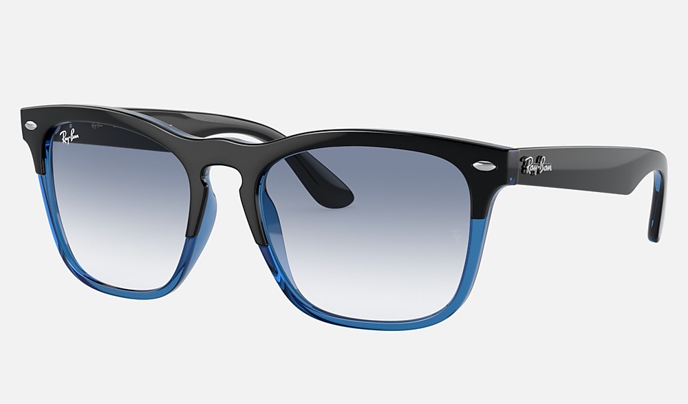 STEVE Sunglasses in Black On Blue and Blue (54-18) - RB4487 | Ray