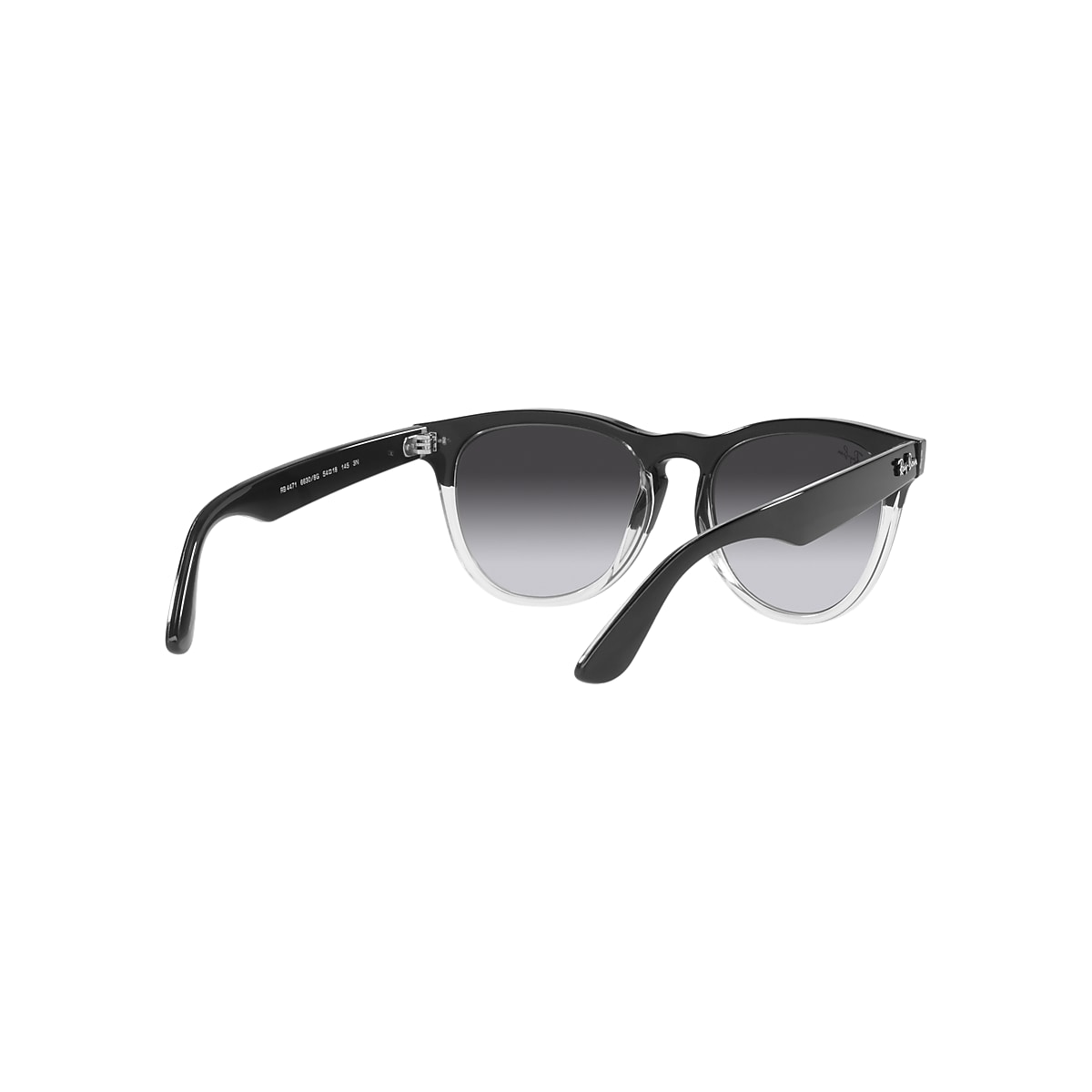 IRIS Sunglasses in Black On Transparent and Grey - RB4471 | Ray