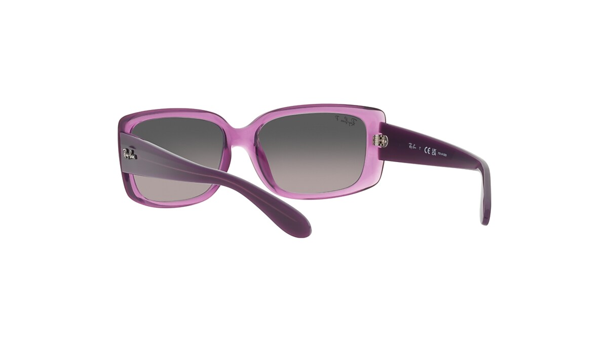 RB4389 Sunglasses in Transparent Violet and Grey - RB4389 | Ray 