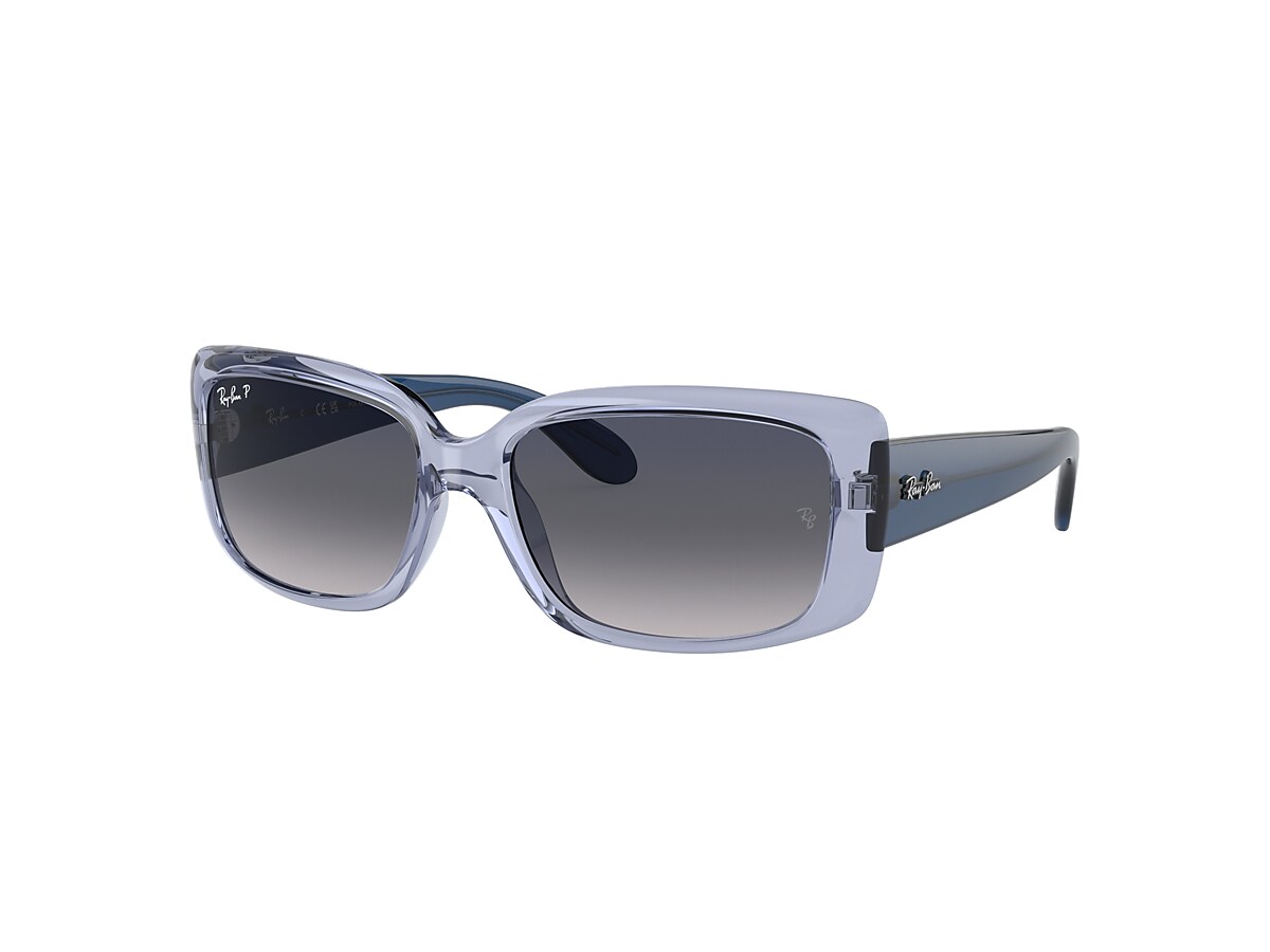 RB4389 Sunglasses in Transparent Light Violet and Blue - Ray-Ban