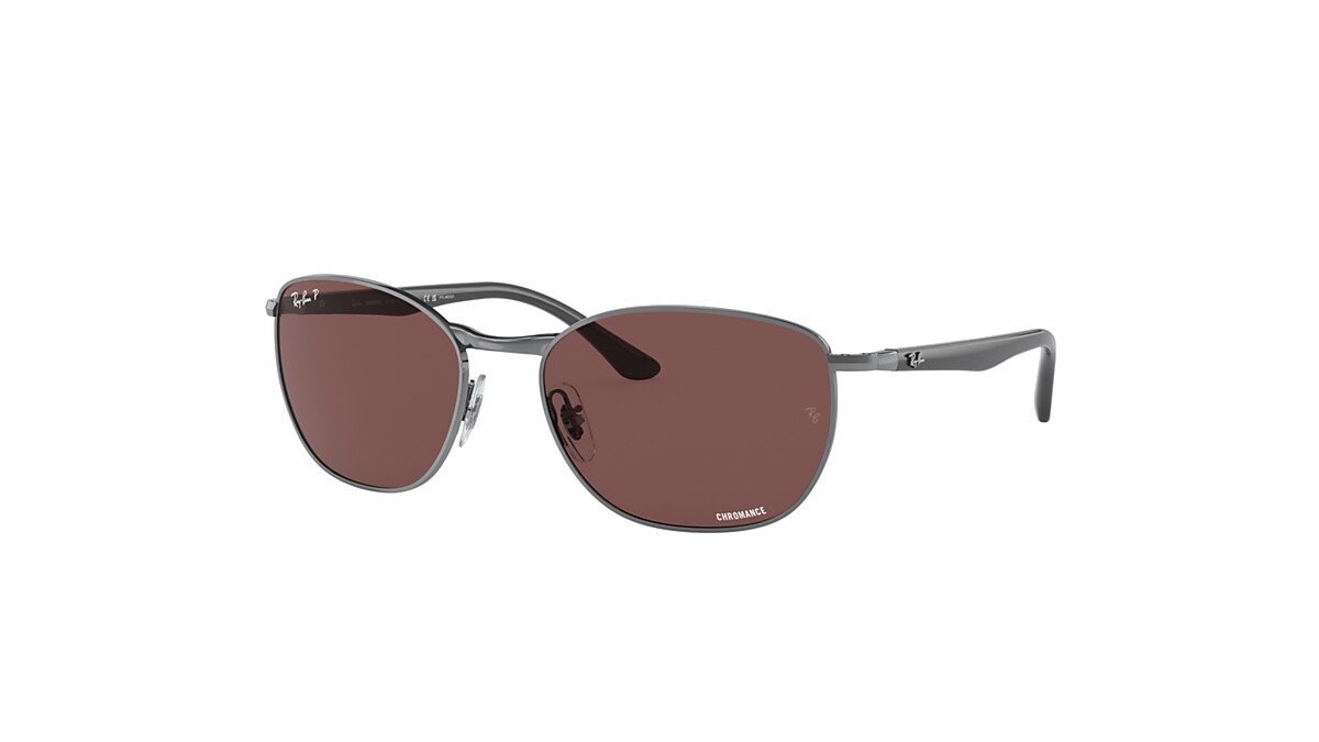 RB3702 Sunglasses in Gunmetal and Dark Violet - RB3702 - Ray-Ban