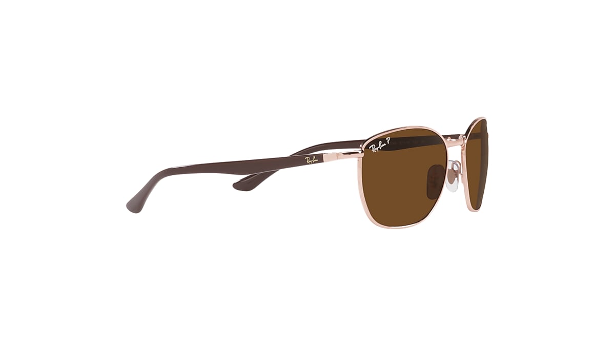 RB3702 Sunglasses in Rose Gold and Brown - RB3702 | Ray-Ban® US