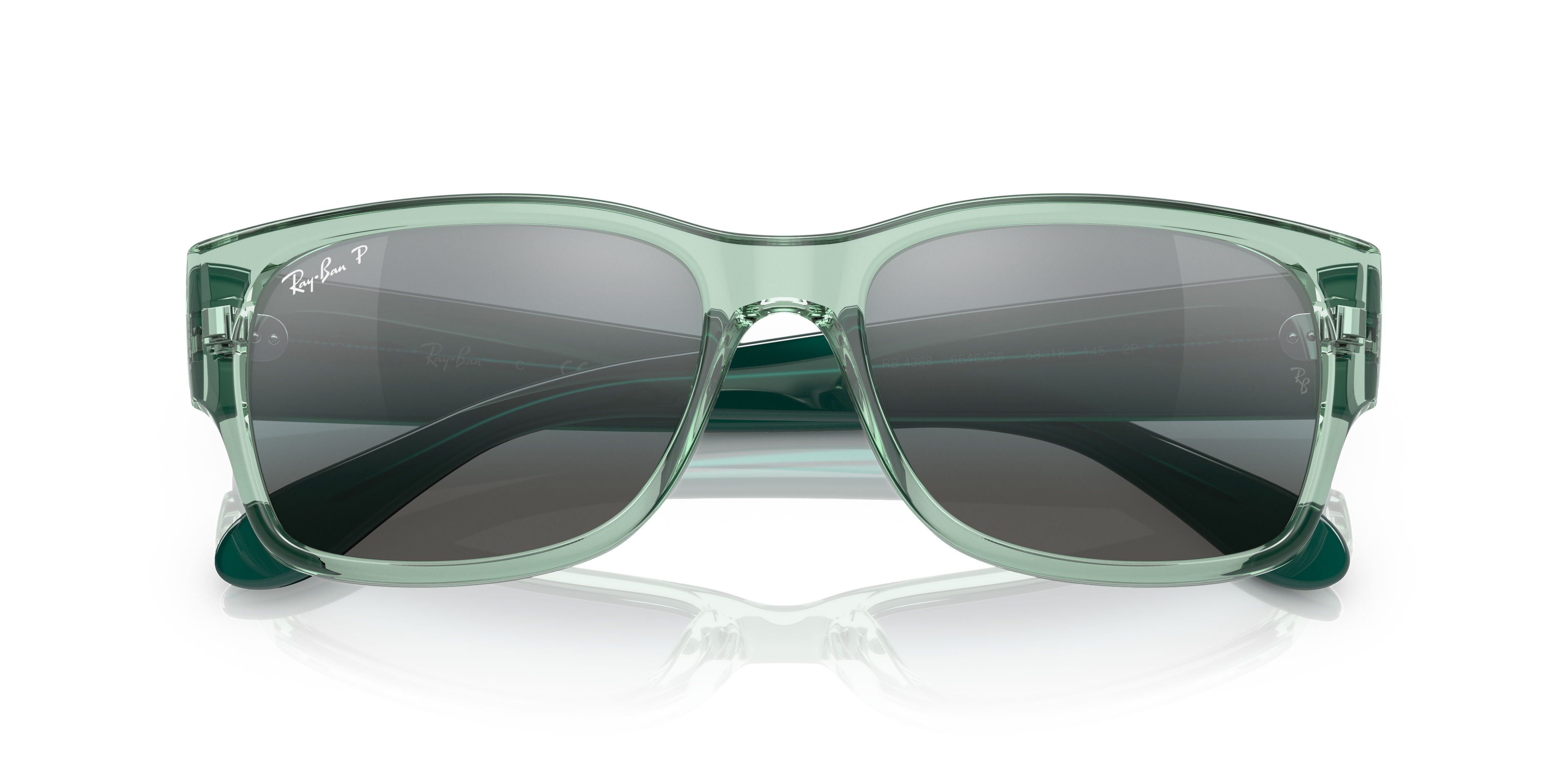 Rb4388 Sunglasses in Transparent Green and Blue | Ray-Ban®