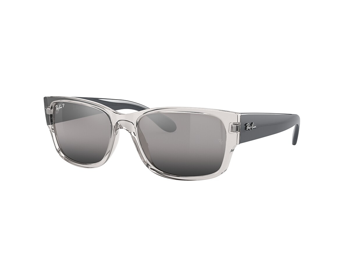 RB4388 Sunglasses in Transparent Grey and Grey - Ray-Ban