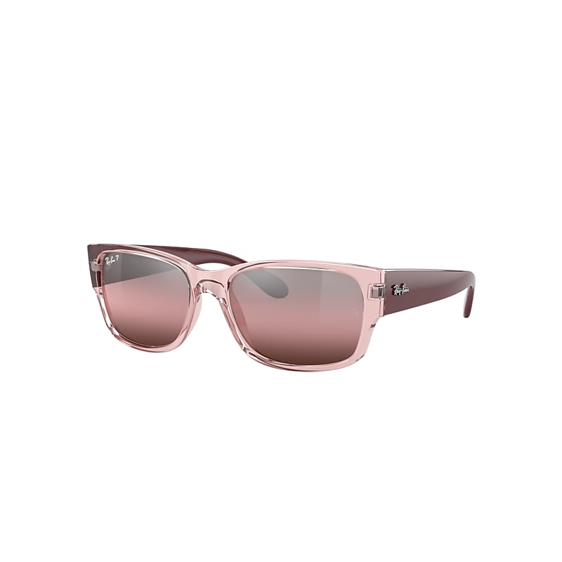 Ray-Ban Rb4388 Sunglasses Bordeaux Frame Red Lenses Polarized 58-18 product image