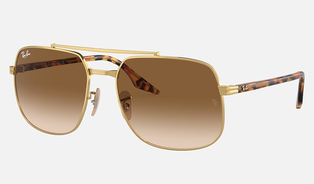 RB3699 Sunglasses in Gold and Brown - RB3699 | Ray-Ban®