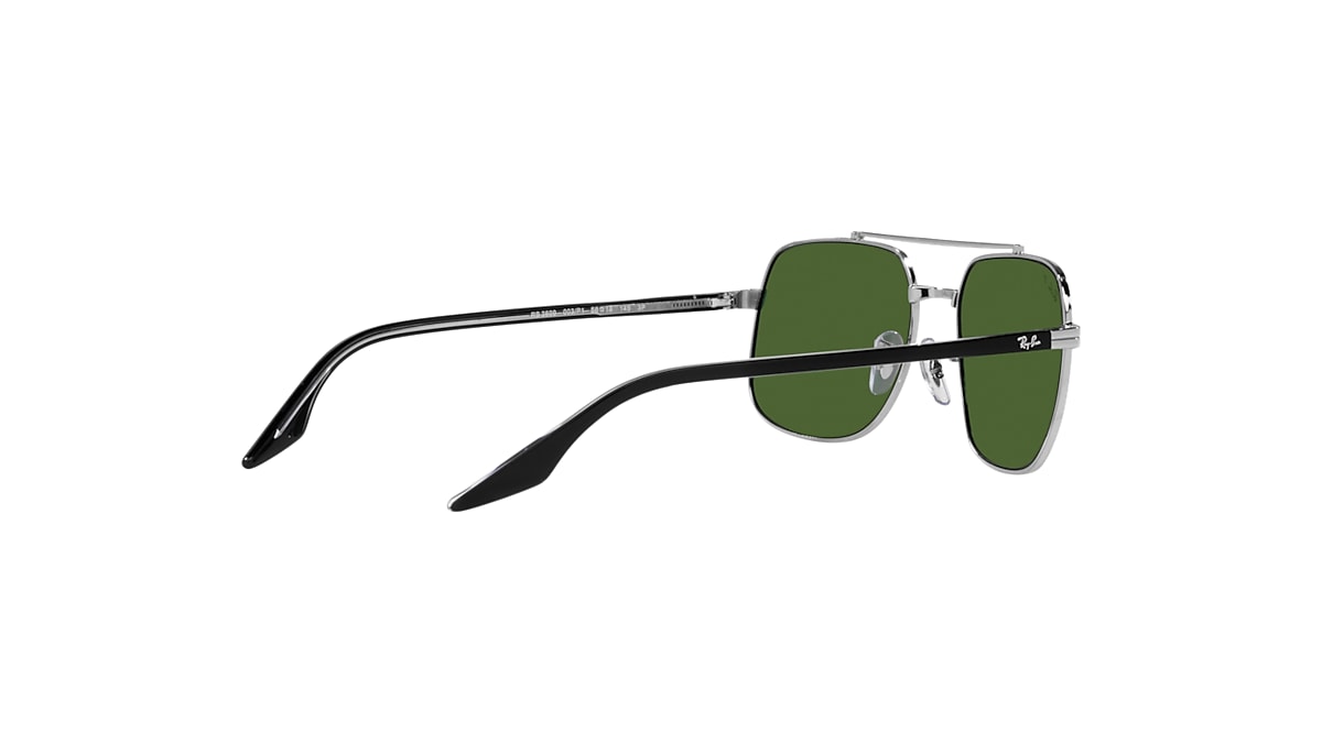 RB3699 Sunglasses in Silver and Dark Green - RB3699 | Ray