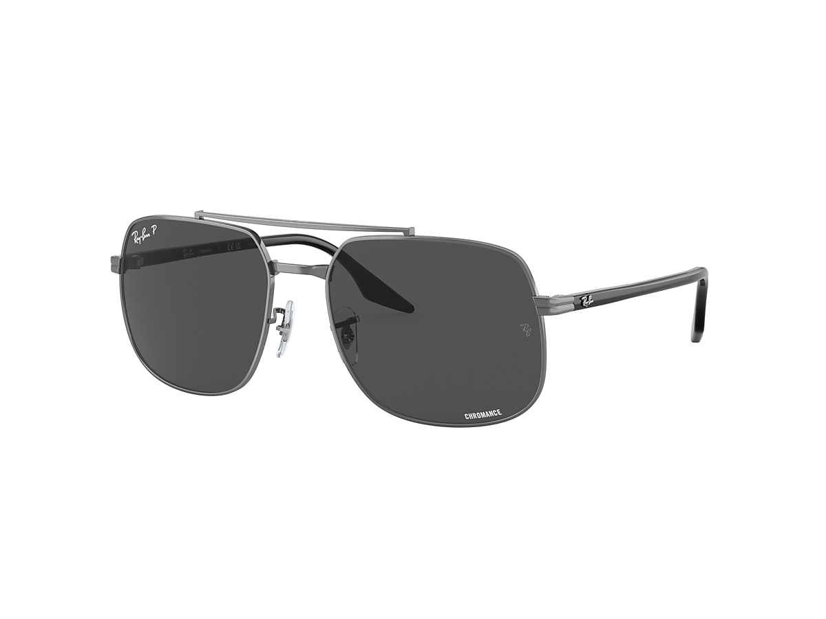 RB3699 Sunglasses in Gunmetal and Dark Grey - RB3699 | Ray RB3699 Sunglasses in Gunmetal and Dark Grey - RB3699 | Ray