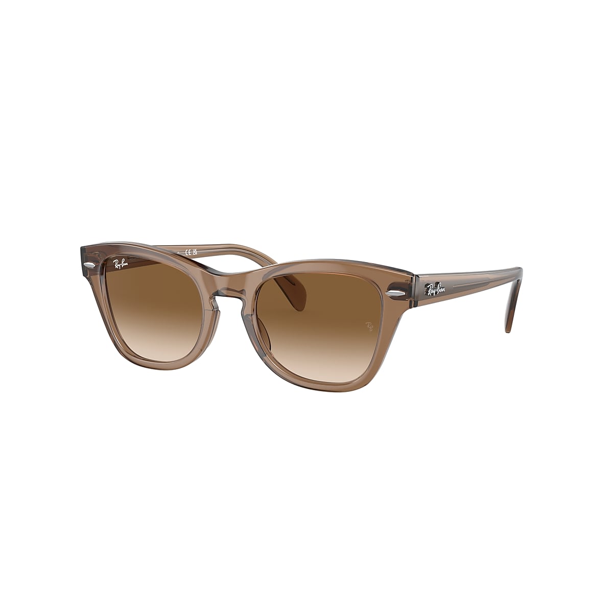 RB0707S Sunglasses in Transparent Light Brown and Brown - RB0707S 