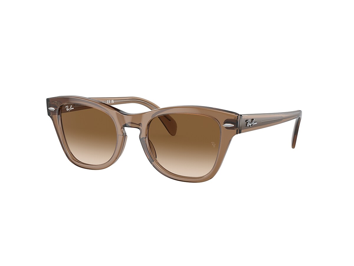 RB0707S Sunglasses in Transparent Light Brown and Brown - RB0707S 