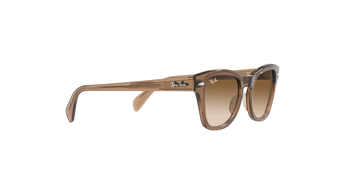 RB0707S Sunglasses in Transparent Light Brown and Brown - RB0707S