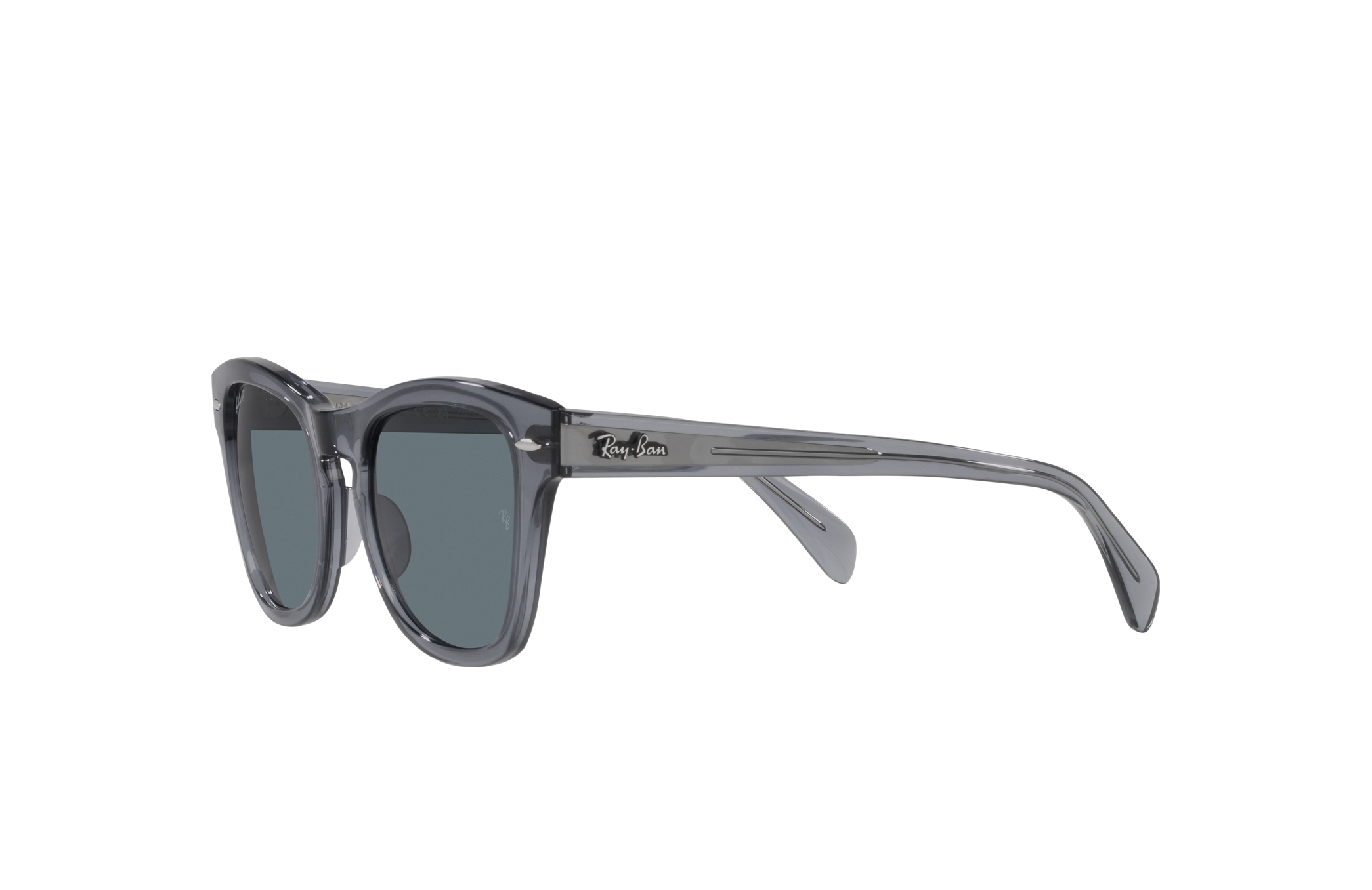 Dropship Ray-Ban RB4374F-6609/B1 Polished Transparent Grey Square 58mm Grey  Lens Unisex Sunglasses to Sell Online at a Lower Price | Doba