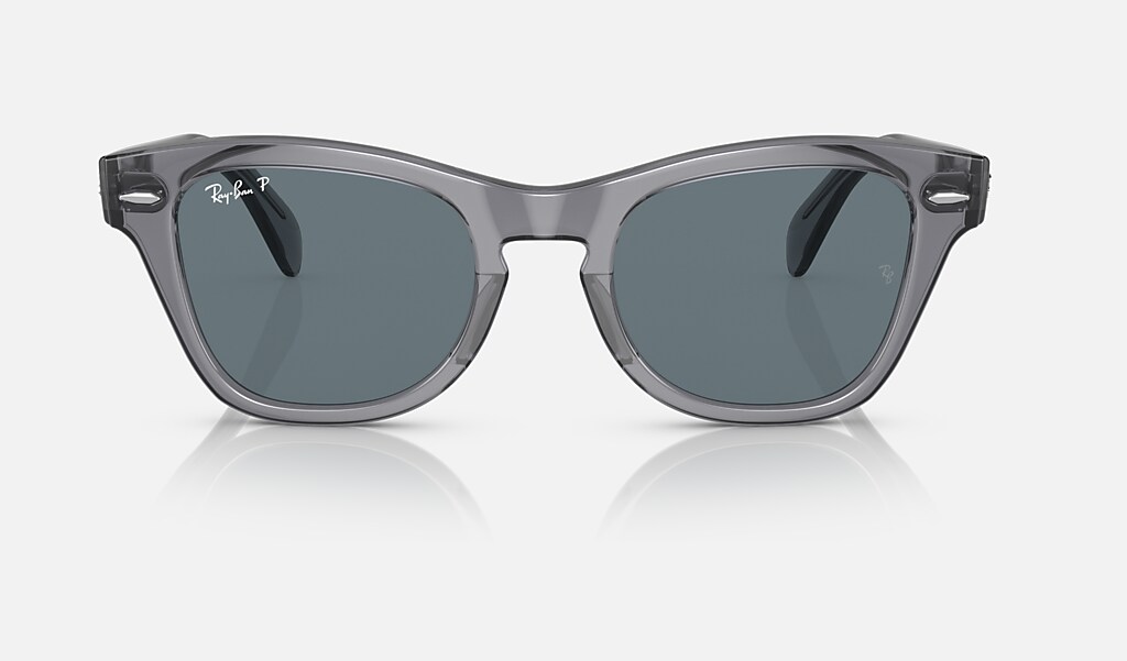 Rb0707s Sunglasses in Transparent Grey and Dark Blue | Ray-Ban®