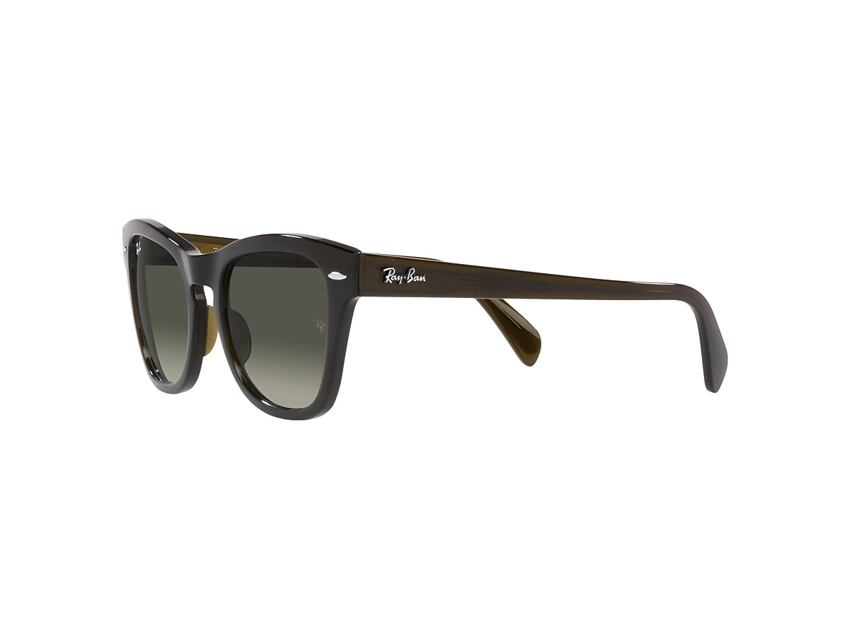 RB0707S Sunglasses in Transparent Olive Green and Grey - RB0707S 