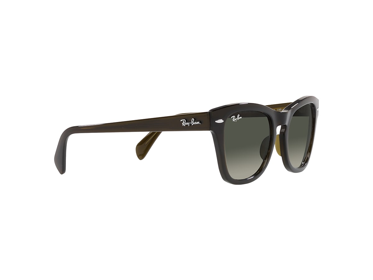 RB0707S Sunglasses in Transparent Olive Green and Grey - RB0707S 