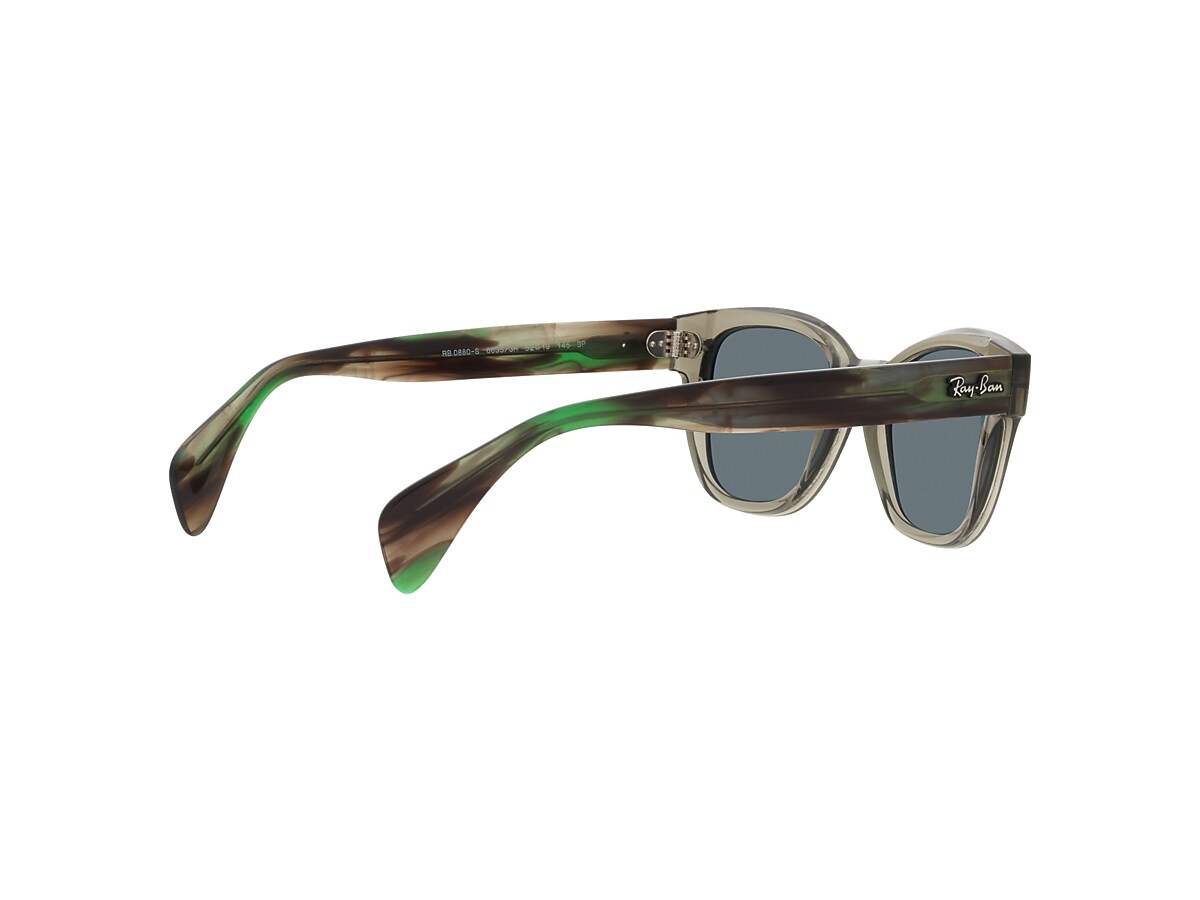 RB0880S Sunglasses in Transparent Green and Blue - Ray-Ban