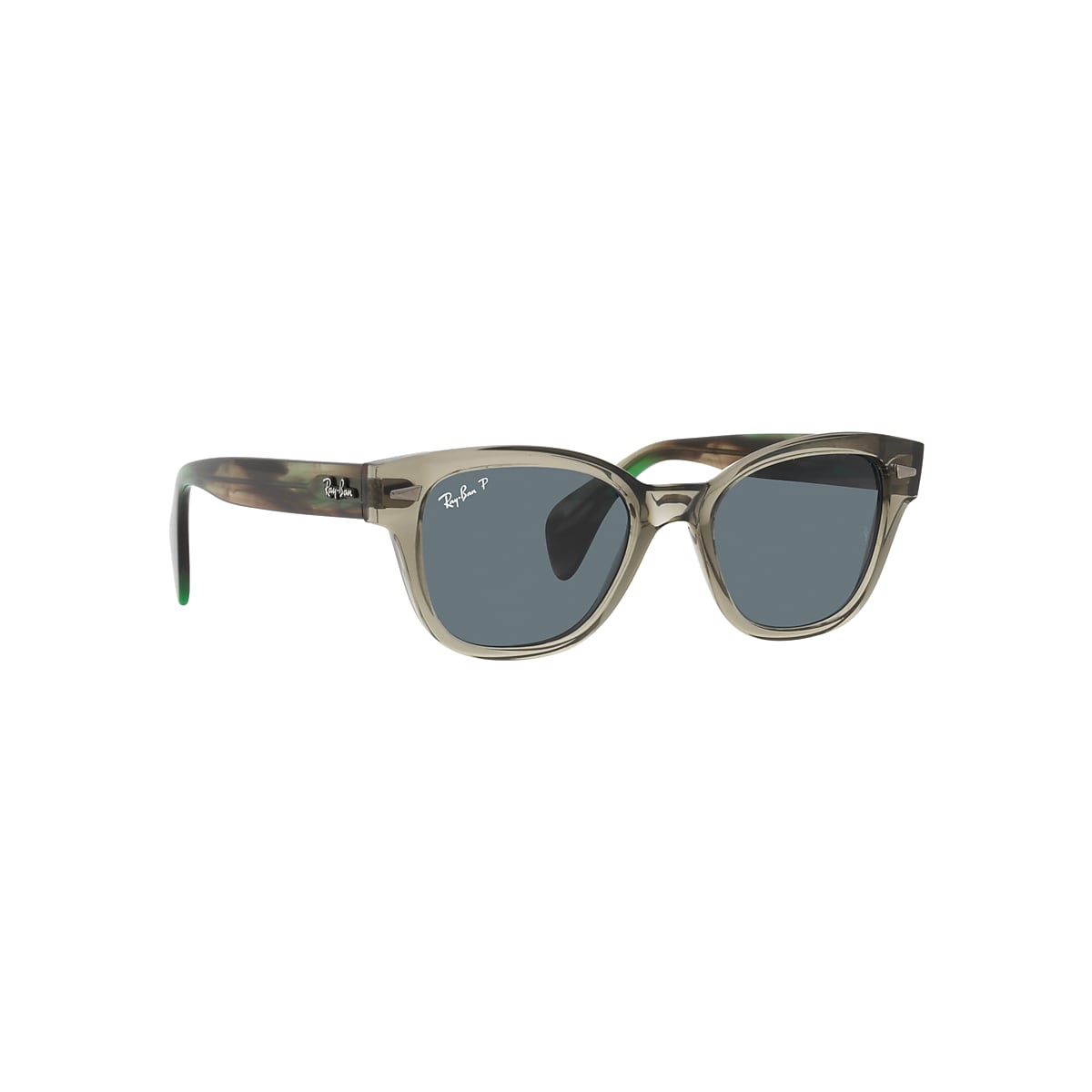 RB0880S Sunglasses in Transparent Green and Blue - Ray-Ban