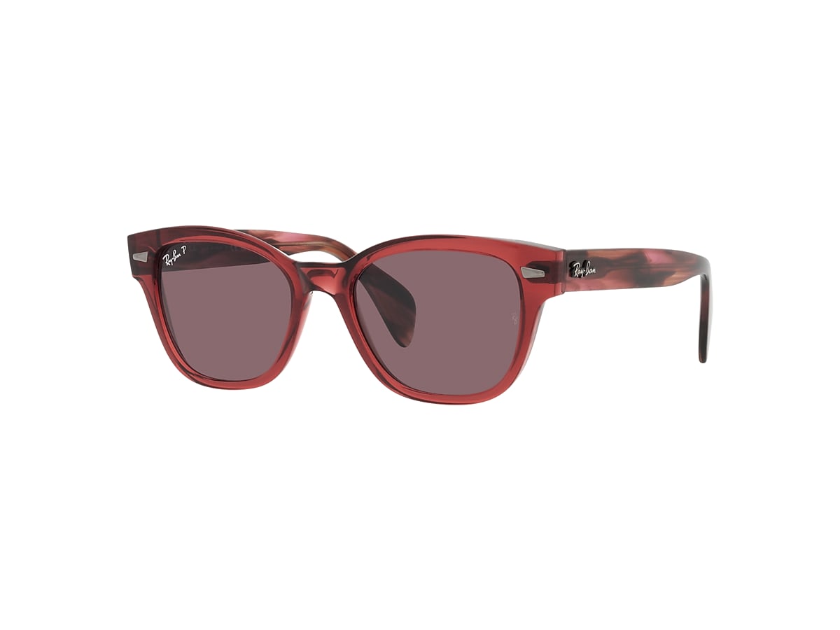 RB0880S Sunglasses in Transparent Pink and Dark Violet - RB0880S 