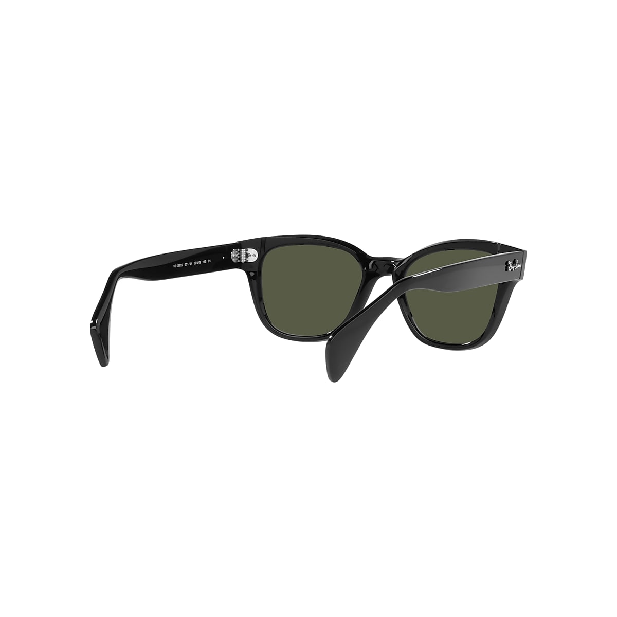 Ray-Ban Rb0880s Sunglasses Black Frame Green Lenses 49-19