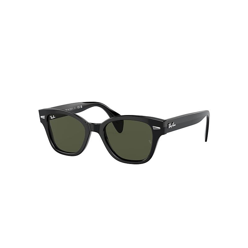 Ray Ban Sunglasses Unisex Rb0880s - Black Frame Green Lenses 49-19