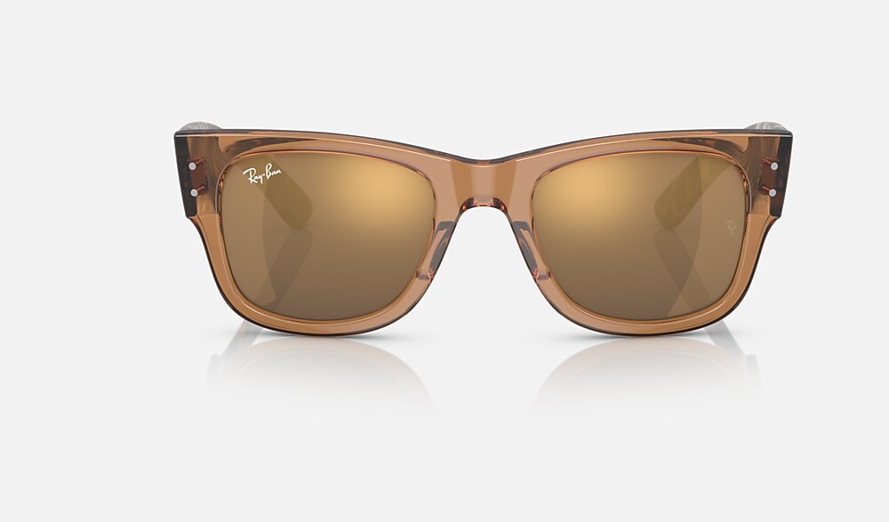 Brown hotsell mirrored sunglasses